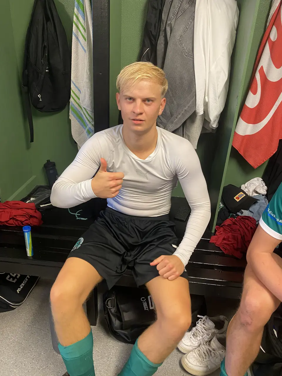 Matte Lundström säkrade en kvalplats med sitt mål.