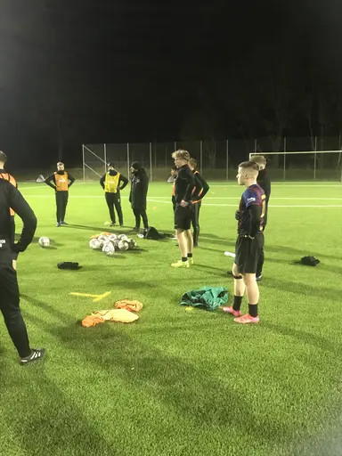 Bilder från kvällens träning