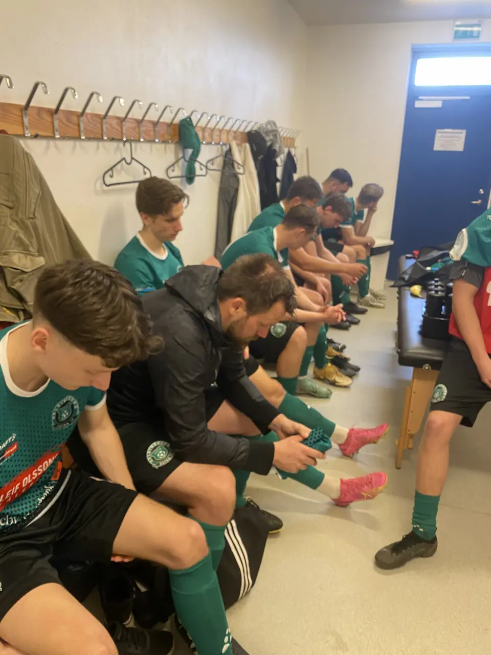Fokus innan matchen.