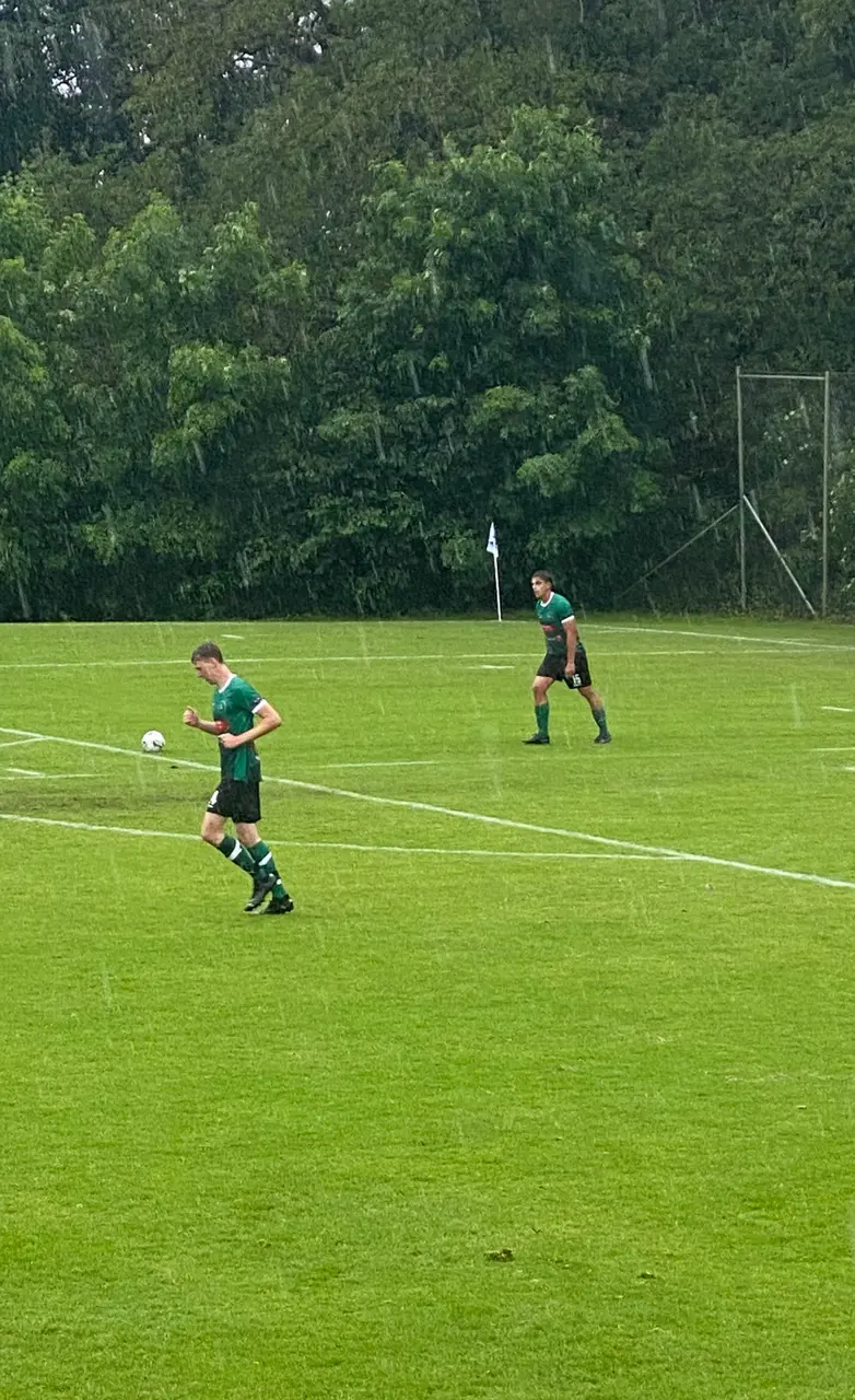 Mittbackarna bäst i regnet, Isac Paulsson och Hugo Svensson.