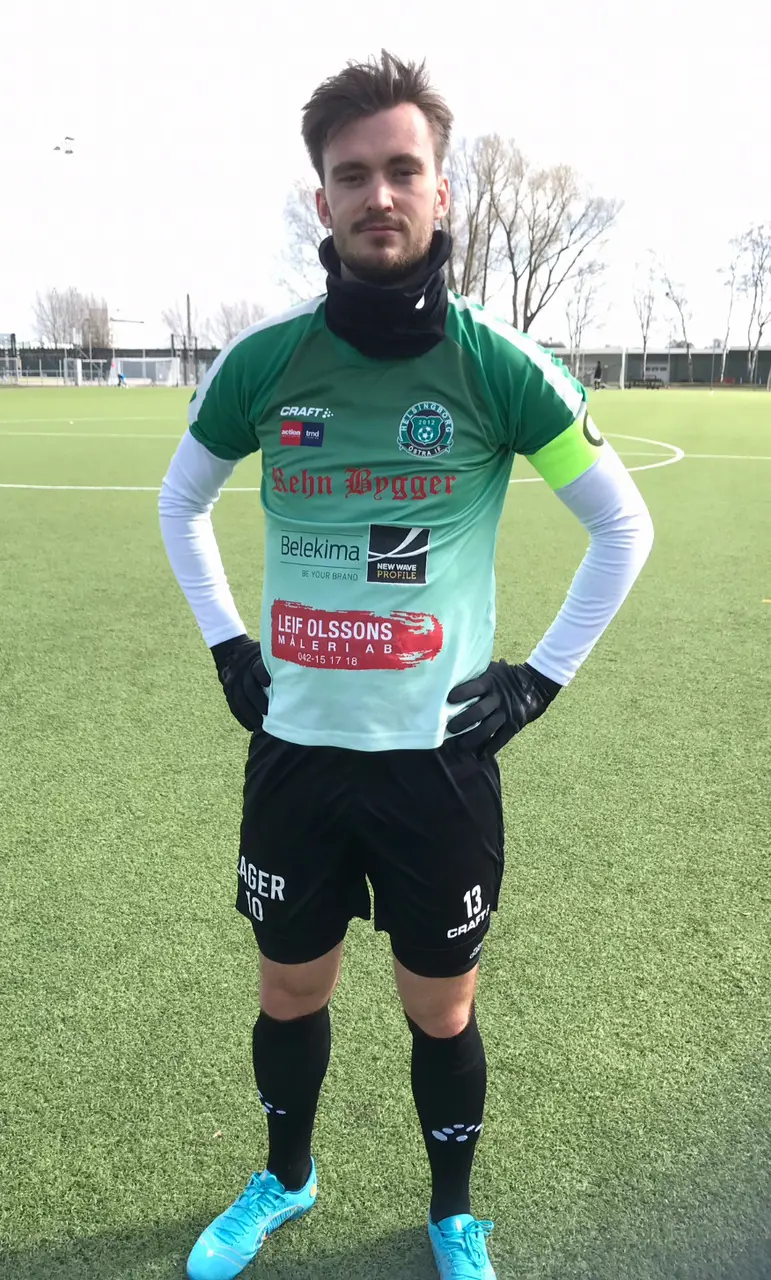 Kapten Emil Sandrå stod för 2 av Östras mål idag.
