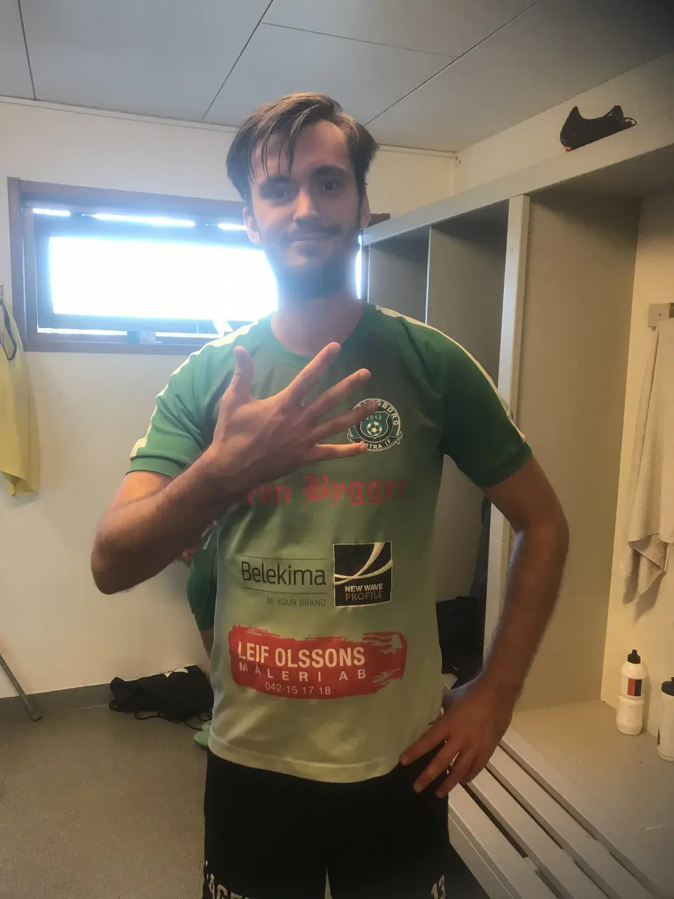 Kapten Sandrå stod för 5 mål idag.