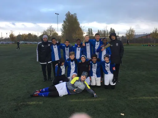 Nöjda spelare och tränare i Kulladals FF P05