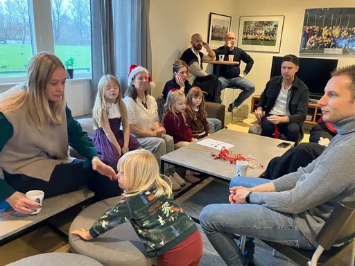 Det blev en riktigt kul julavslutning i klubblokalen!