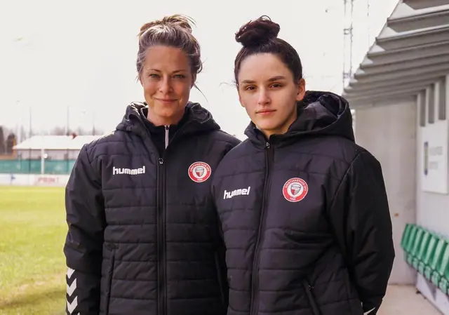 Johanna Almgren och Wilma Wallin