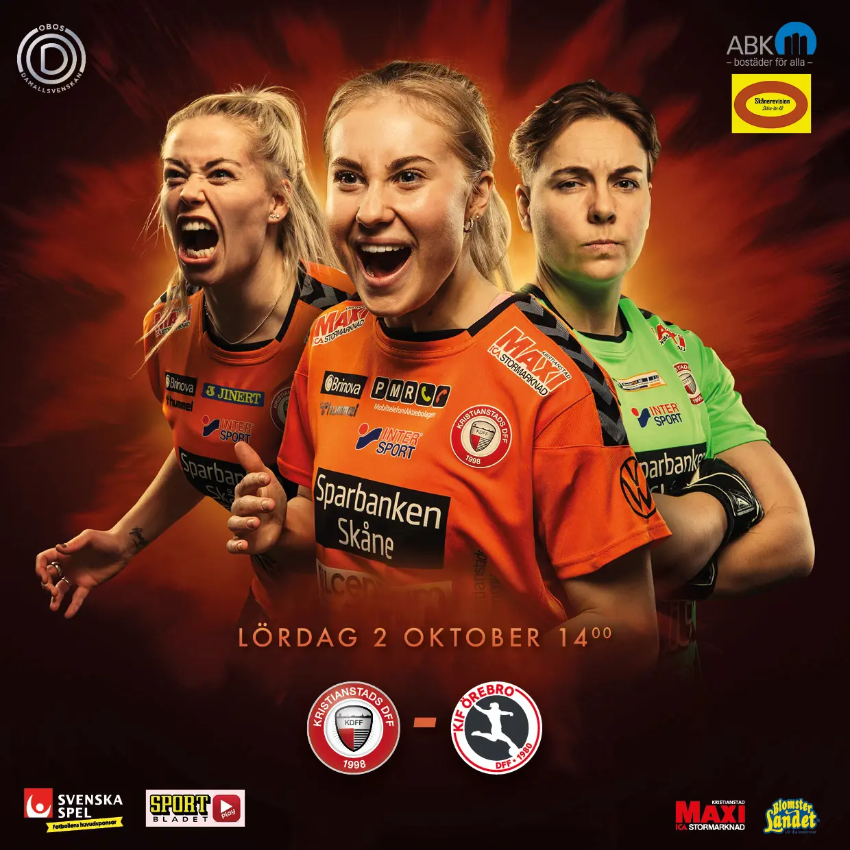Dagens matchvärd: ABK Matchbollssponsor: Skånerevision