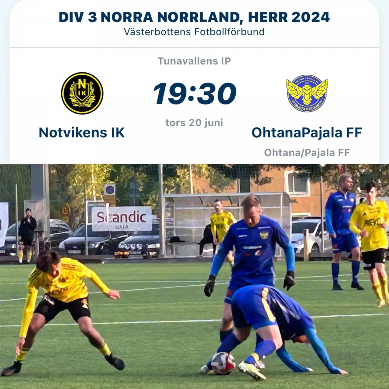 Ifjol vann OPFF div 4 före bl a NIK 2.