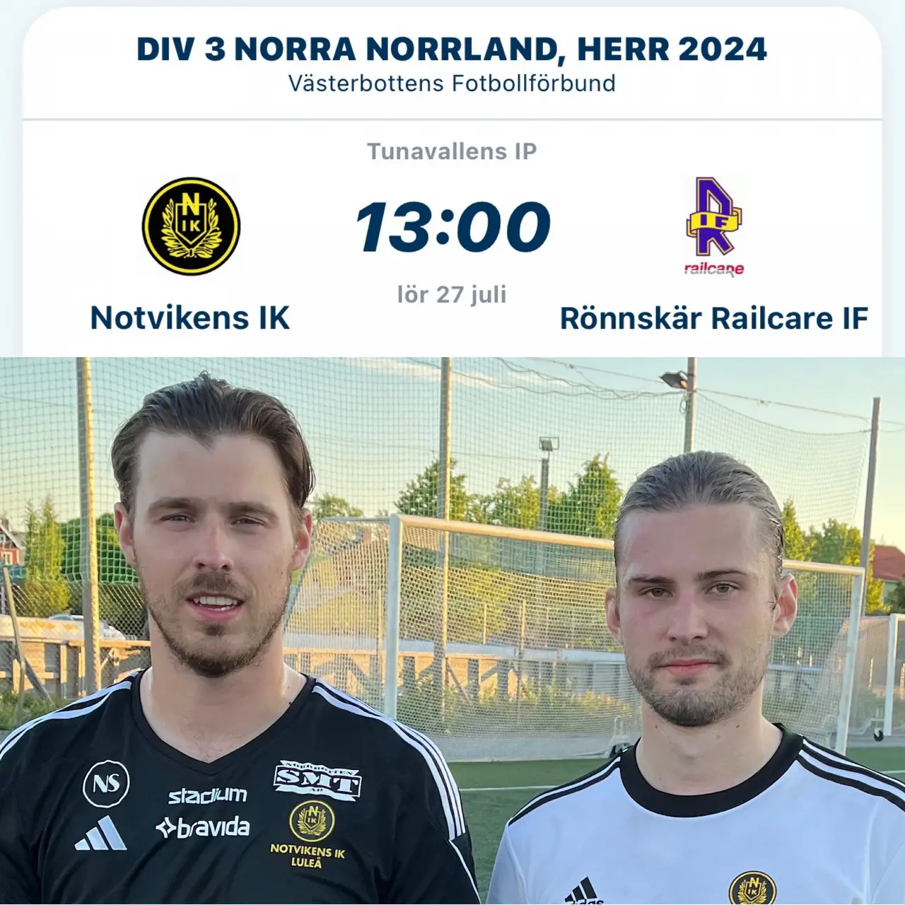 När våren avslutades borta mot Rönnskär höll Morgan nollan och Jesper satte matchens enda mål.