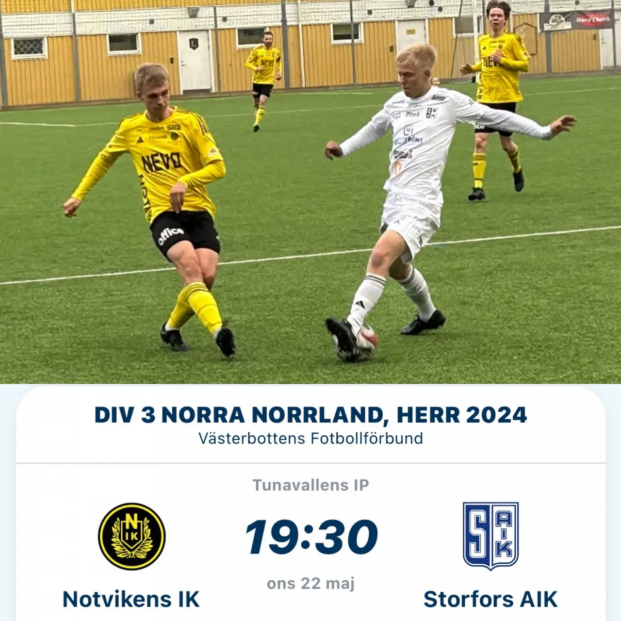 Ifjol slutade det 0-0 på Tunavallen när Storfors AIK gästade i div 2.