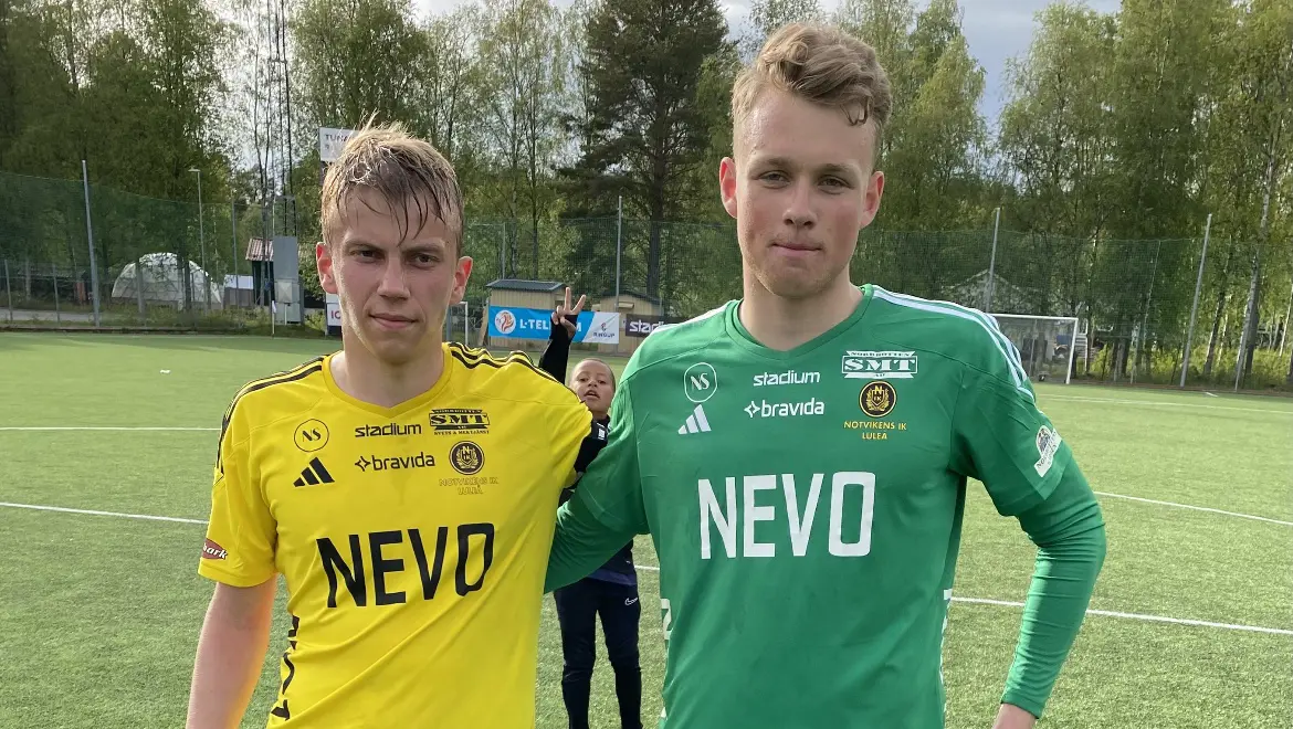 Två mål av Hampus och sista matchen för Axel.