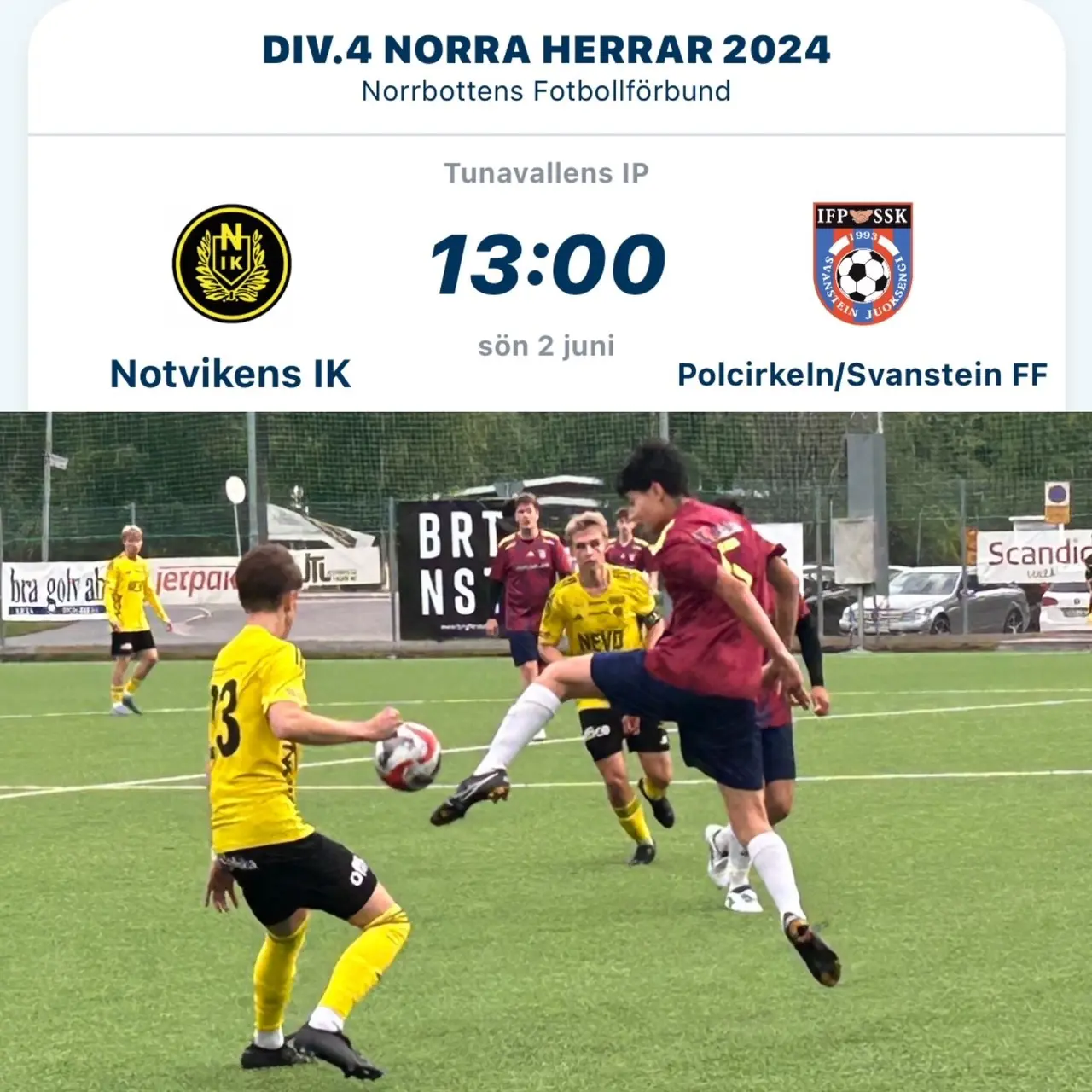 Ifjol vann NIK 2 med 6-0 hemma mot PSFF