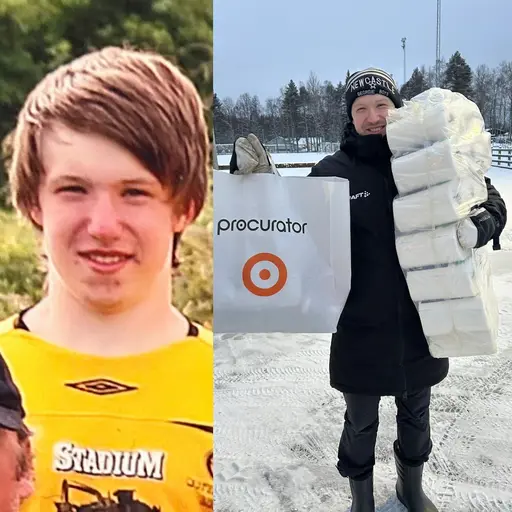 Vår trogne lottköpare Kjell Nilsson kammade hem högvinsten och Filip Segerlund vann priset från Procurator.