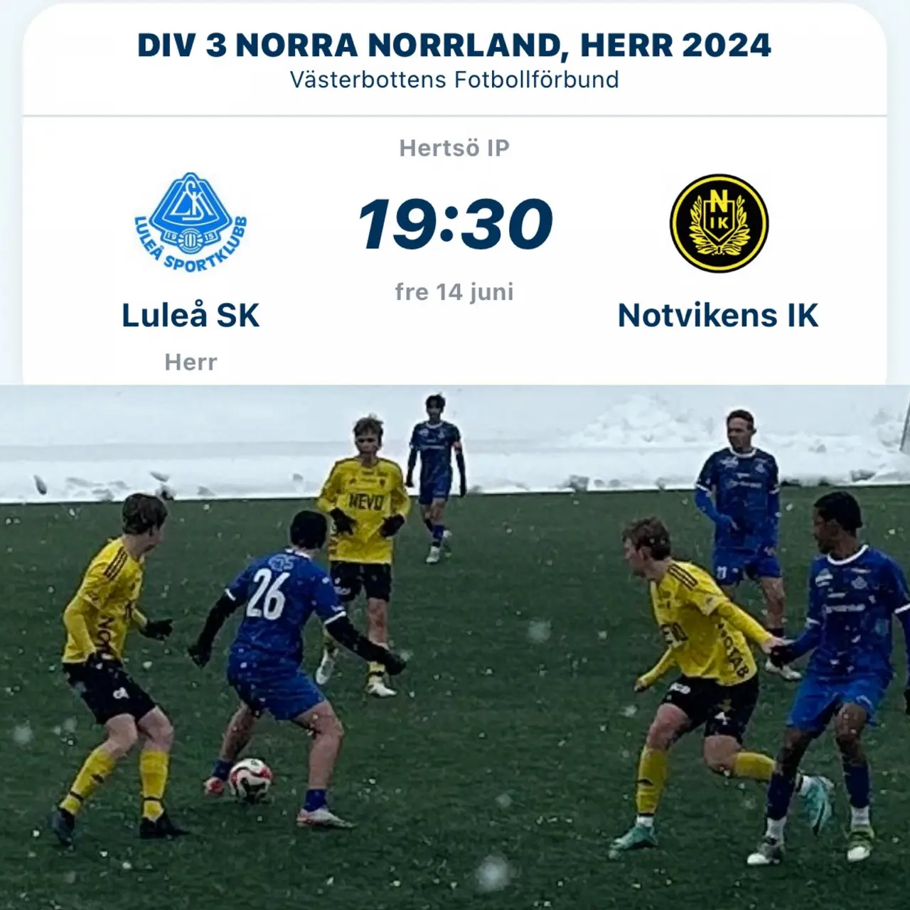 Notas vann mot LSK i träningsmatch i mars.