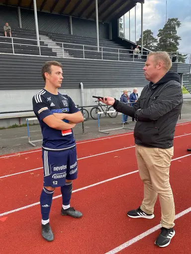 Söndagens målskyttar, Anton, Robin, Milos och Alexandar, samt hemmalagets främste, Max Johansson i samråd med SMT.
