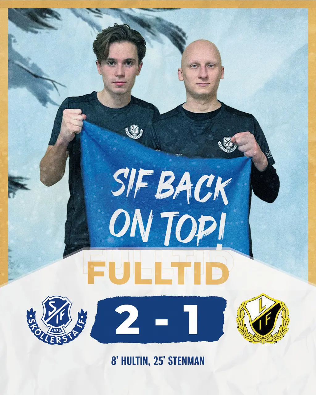 Stenman, Jakob - Hultin, Pontus.