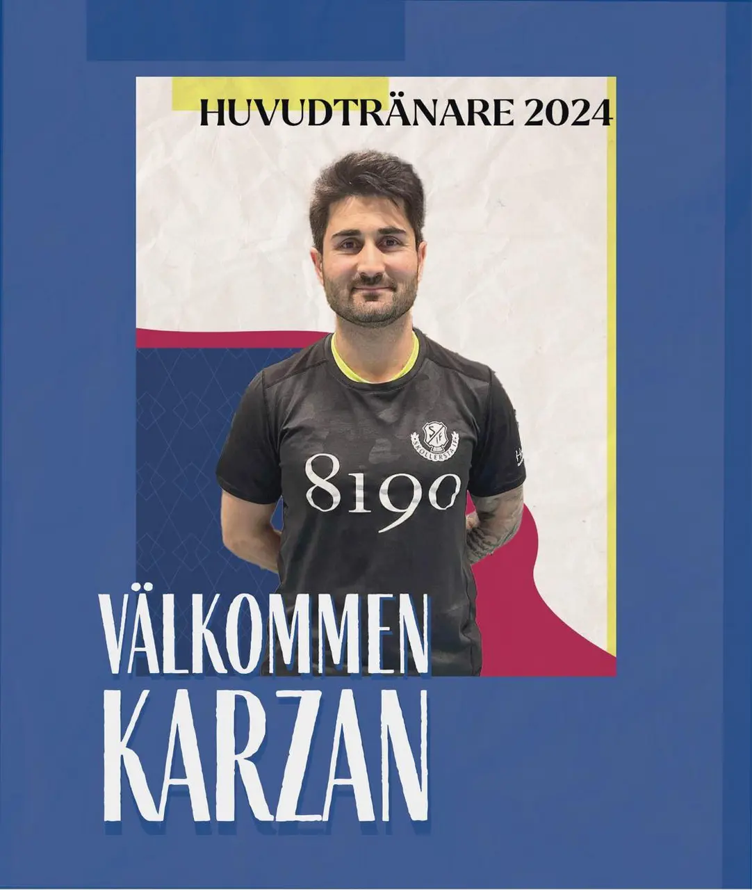 Hassan, Karzan. Ny huvudtränare för Sköllersta IF Herr.