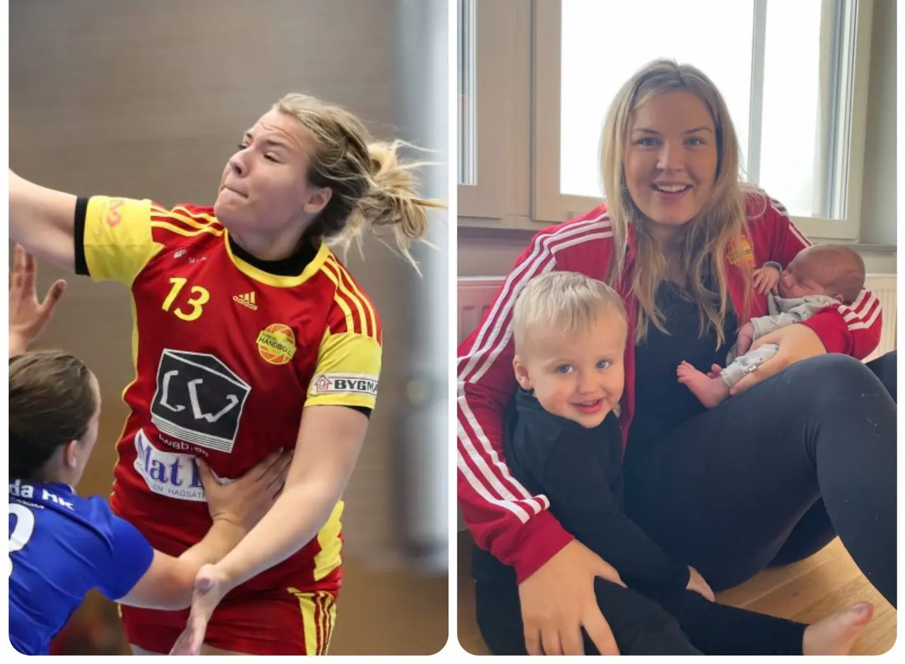 Olivia in action och tillsammans med Kalle och Otto