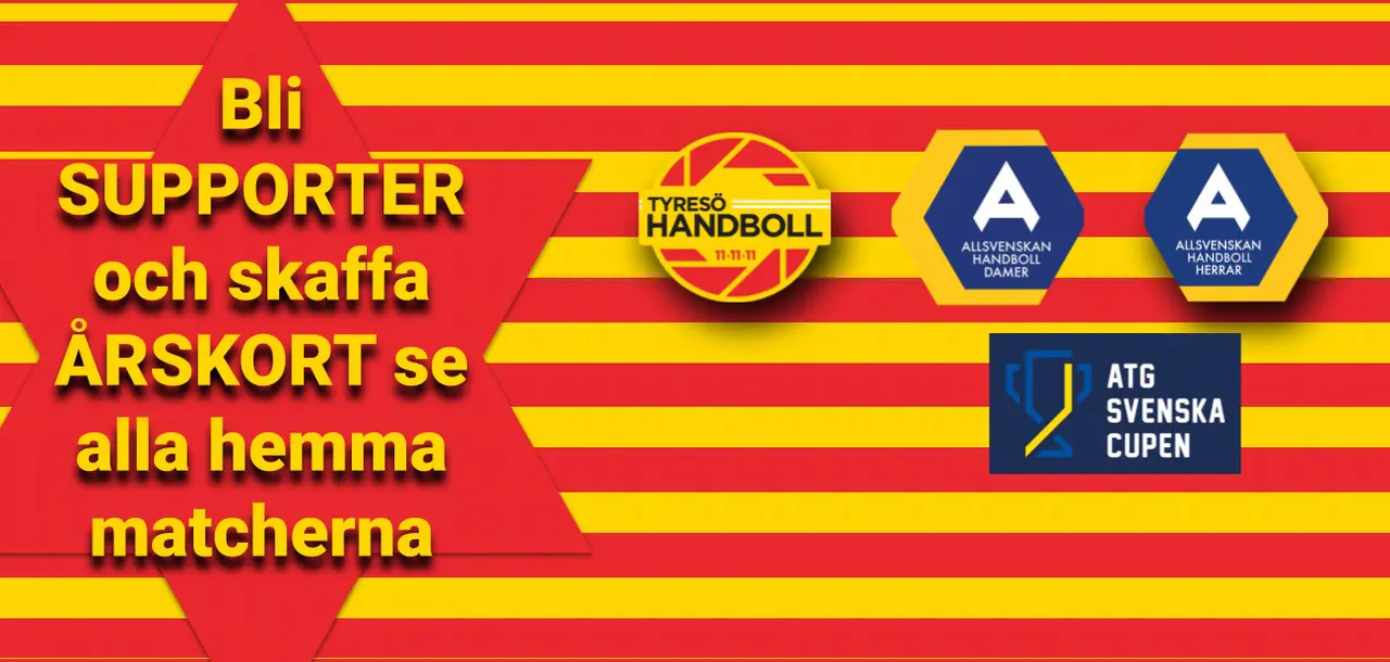 Bli SUPPORTER och skaffa ÅRSKORT - se alla hemmamatcherna