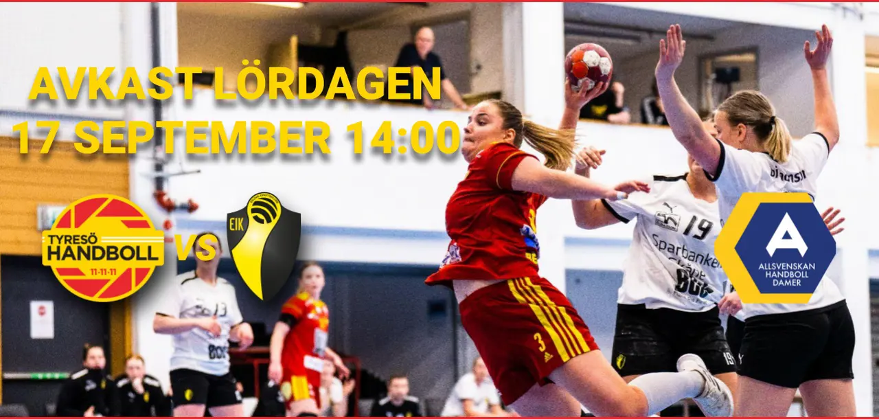 DamElit - lördagen 17 september i Tyresöhallen - Tyresö Handboll Damer - Eslövs IK Damer A