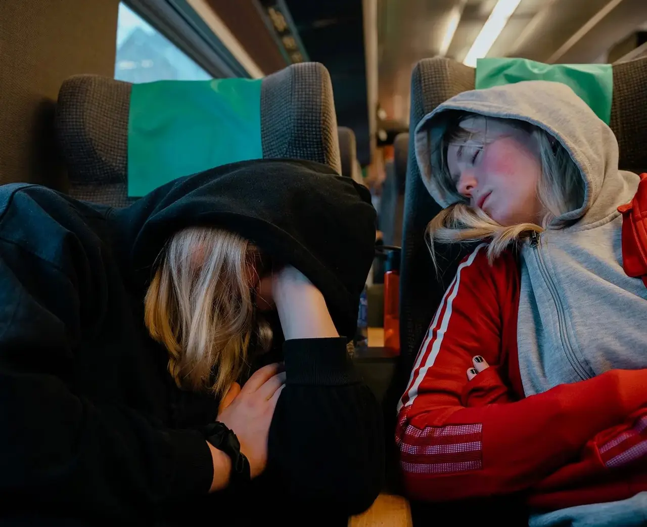 Frida och Anna P laddar inför match!