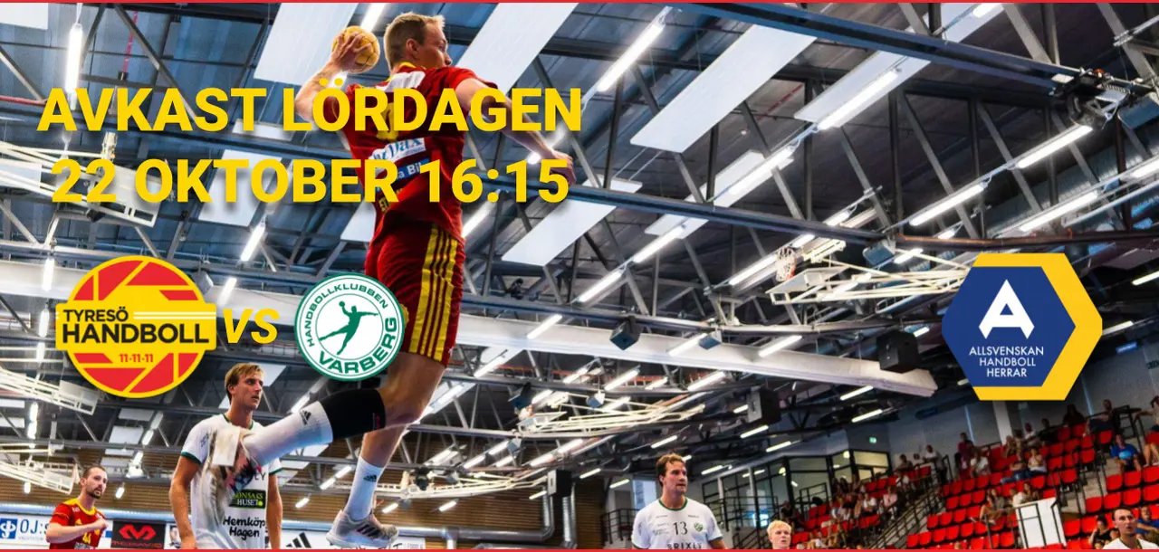 HerrElit - lördag 22 oktober 1615 i Tyresöhallen - Tyresö Handboll - HK Varberg
