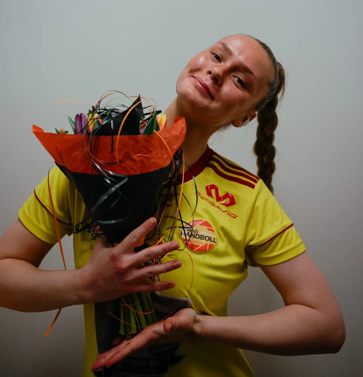 Glad Ella efter match!
