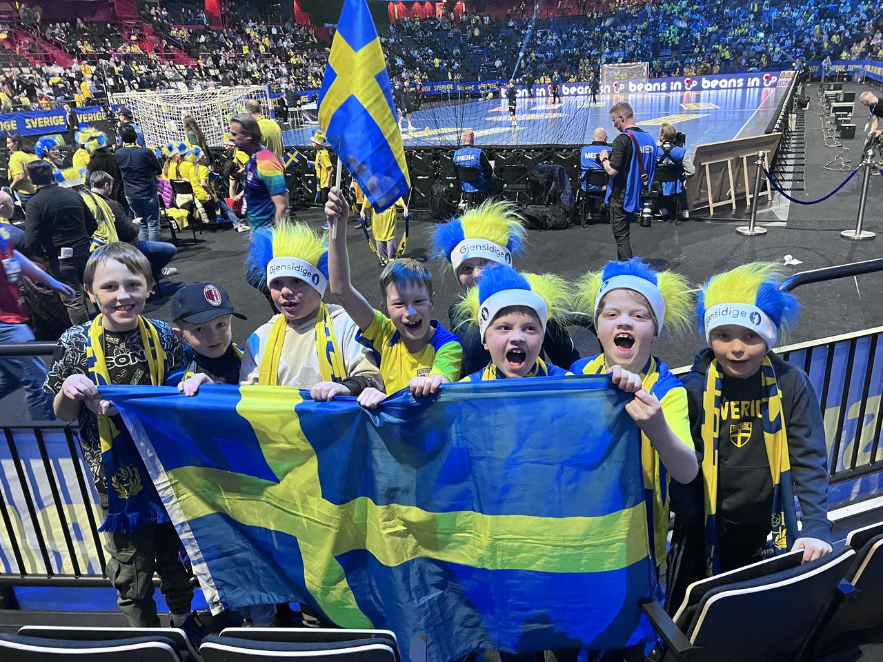 Från vänster; Love, Arvid, Svante, Max, Valter, Vince, Lennox, Theodor