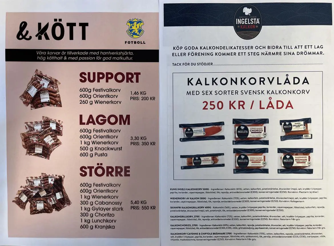 Grillsäsongen räddad - nu ska vi sälja korv och massor av korv - gott!