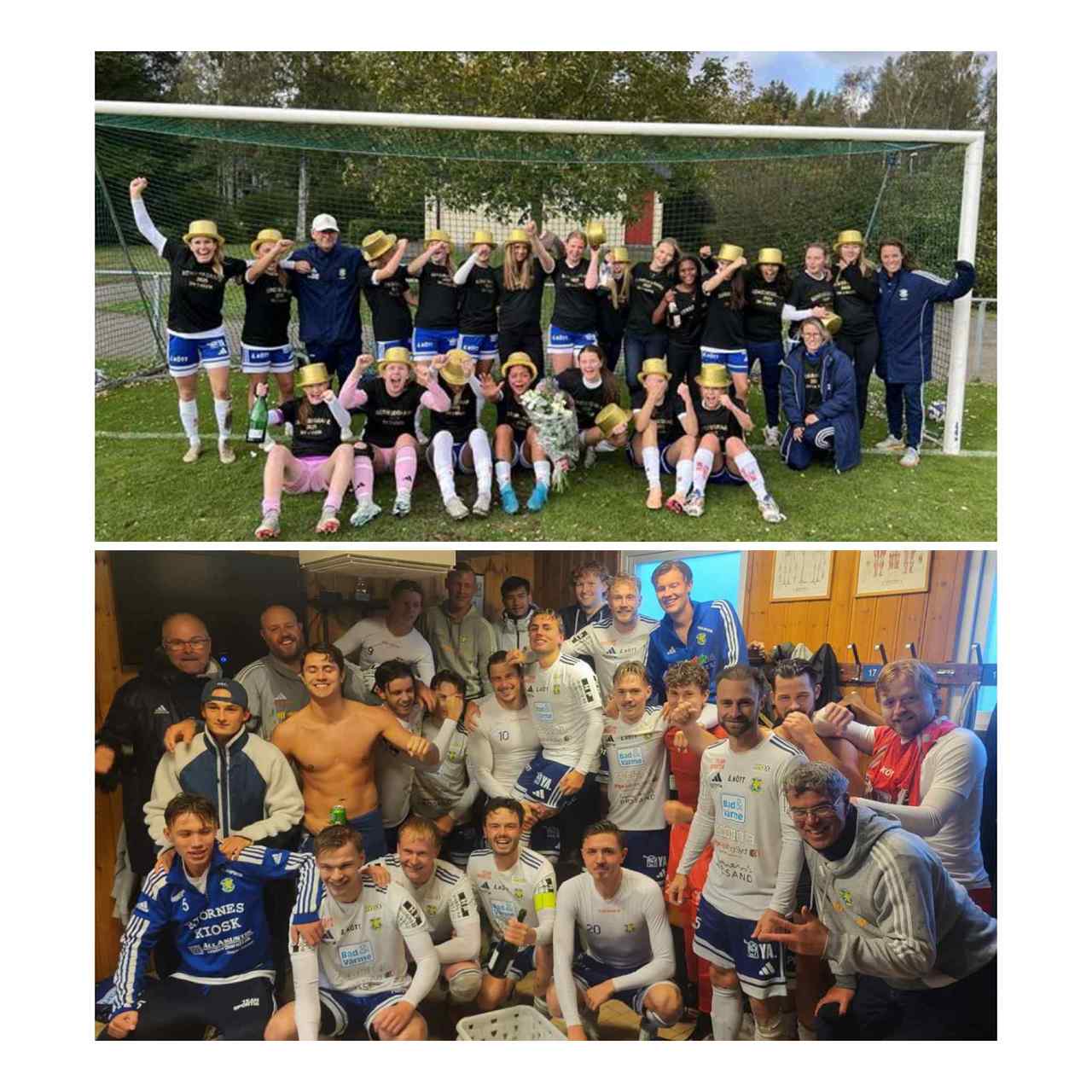 Segerbilder efter helgens avslutande matcher