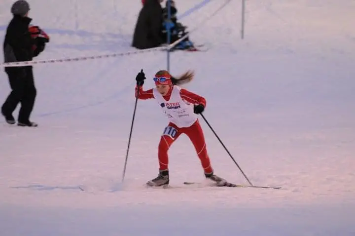 Johanna Hagström i Tour de Mösseberg - bild från Johannas Facebook