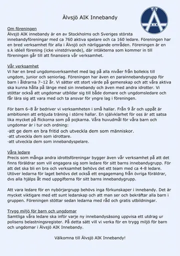 Varmt välkomna! 