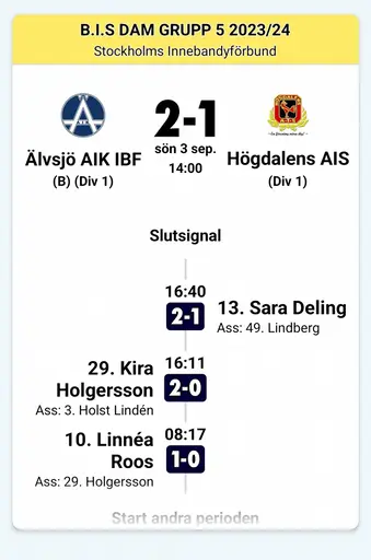 Två spännande matcher