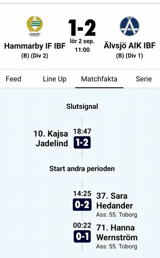 Två spännande matcher
