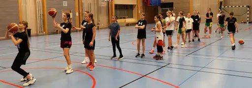 2 timmar med Individpresentationer, Bollbehandling, Diamond, Spel och Stress samt fika med frågesport - en härlig samträning med Alviks tjejer!