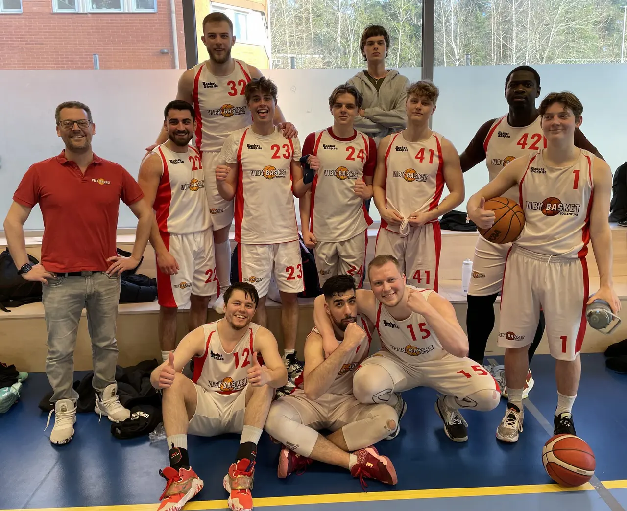 H2 efter sista seriematchen som blev en storseger mot Sigtuna