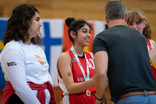05/26-2019: Bilder från finalen i Lampe Open 2019 där vi van mot Finska Turun Riento (41-38) efter en jämn match! Matchens lirare blev #21 Amanda Unger!   Foto: Anders Tillgren  