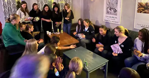 För 3:e året i rad firade vi julavslutning hemma hos Selma. Korv m bröd, fika, Kahoot samt en rolig julklappsutdelning med lite "gambling" 😉
