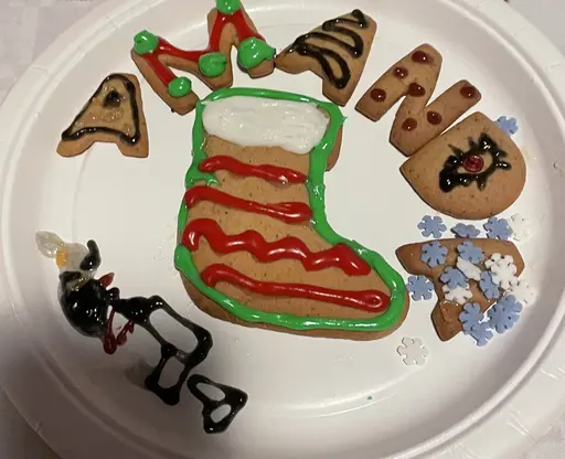 Lagaktivitet med kreativt Pepparkakstillverkning. Stort TACK till Selma o Steffi!