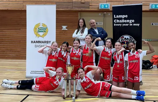Röda laget som vann F09 Open samt Vita laget som vann F10 Open.