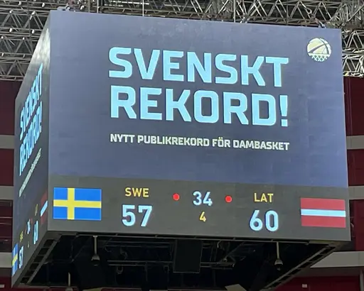 Supertjejerna på landskampen som satte rekord för dambasket!