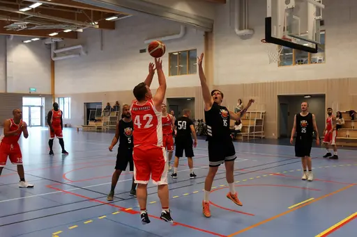 Herrlaget in action i Edsbergshallen!