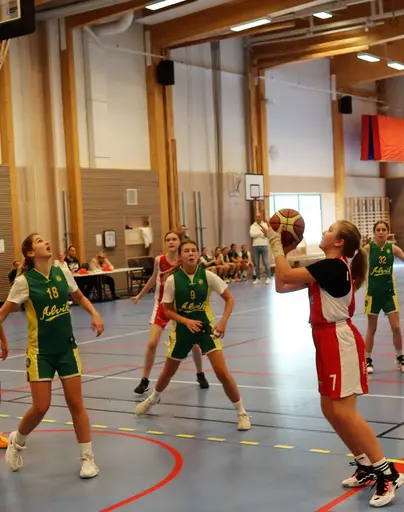 Supertjejer med lite olika skotteknik
