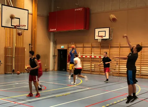 Full fart på träning!