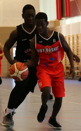 Akkim ruschar mot korgen mot Huddinge (Fotograf Mats Anderson)