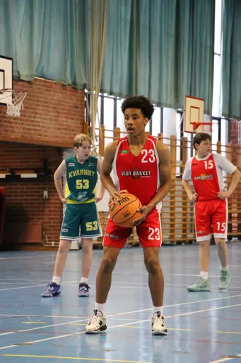Blandade matchbilder från Skövde basketcup 29 april - 1 maj 2023