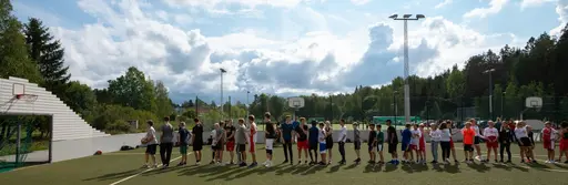 Massor med basket o aktiviteter (Fotograf: Anders Tillgren)