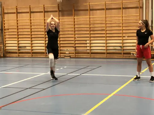 26/3-2018: Idag körde vi en gammal goding för att stärka lagkänslan ännu mer