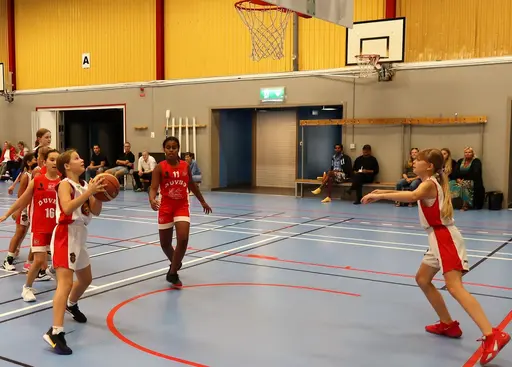 Supertjejerna i anfall mot Duvbo i Häggvikshallen