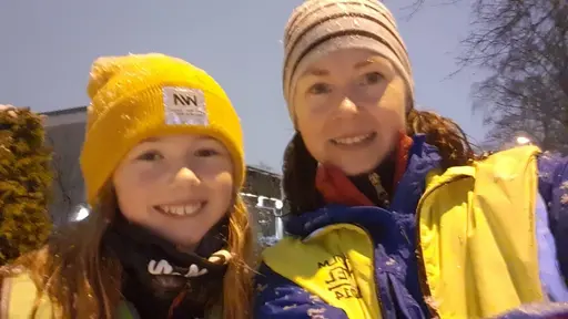 Härliga träningsbilder och löprundor som våra flitiga tjejer (och föräldrar) gör!