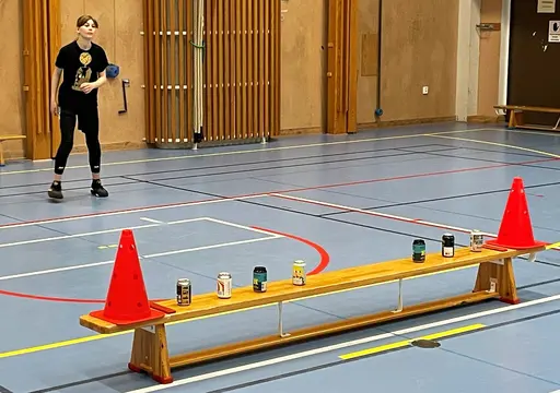 Vi började med olika kastlekar